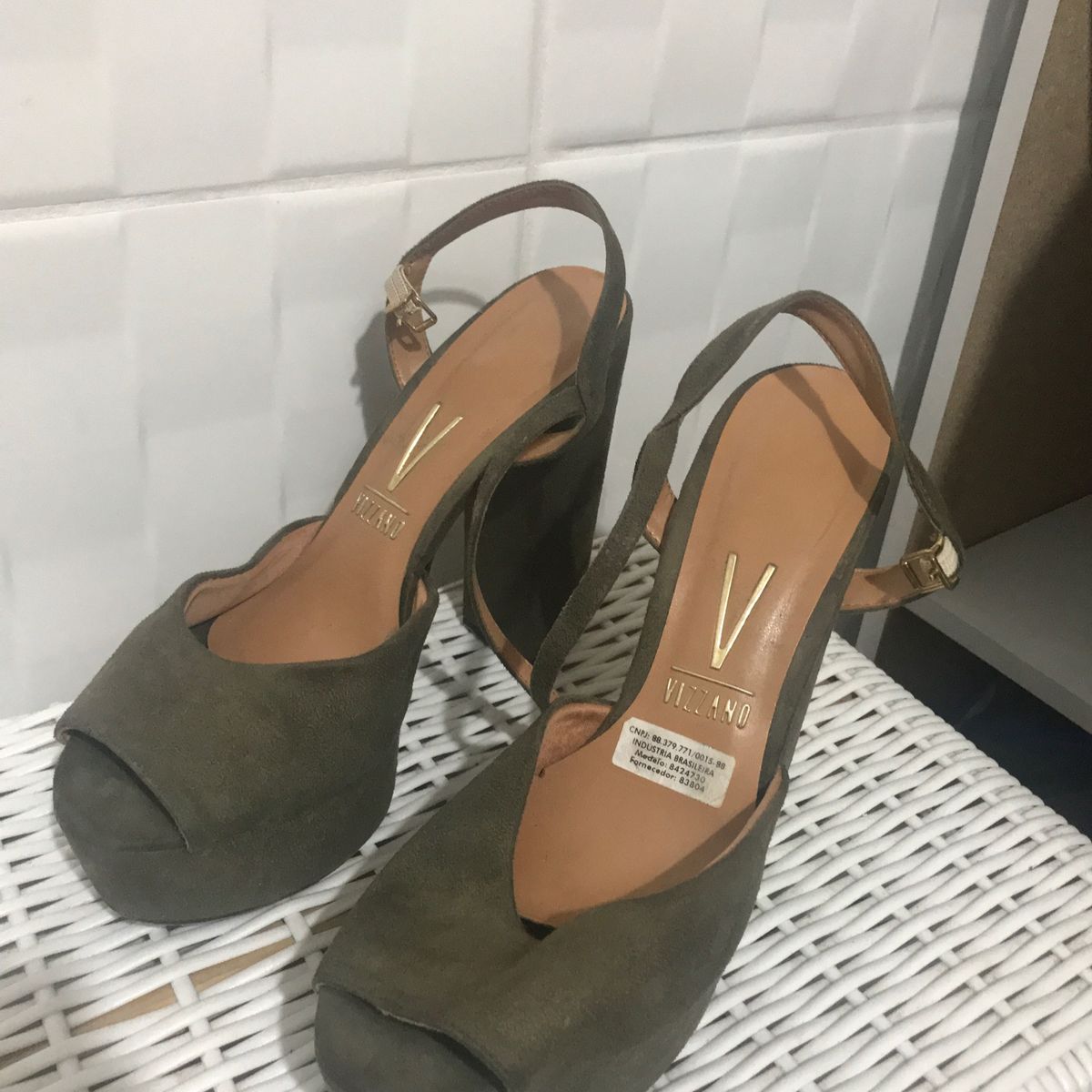 sandalia vizzano verde militar