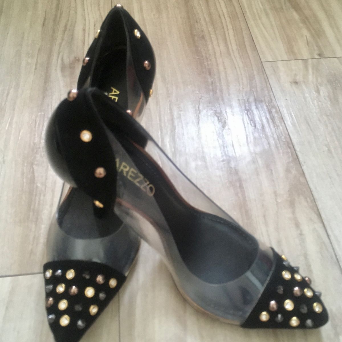 scarpin vinil arezzo