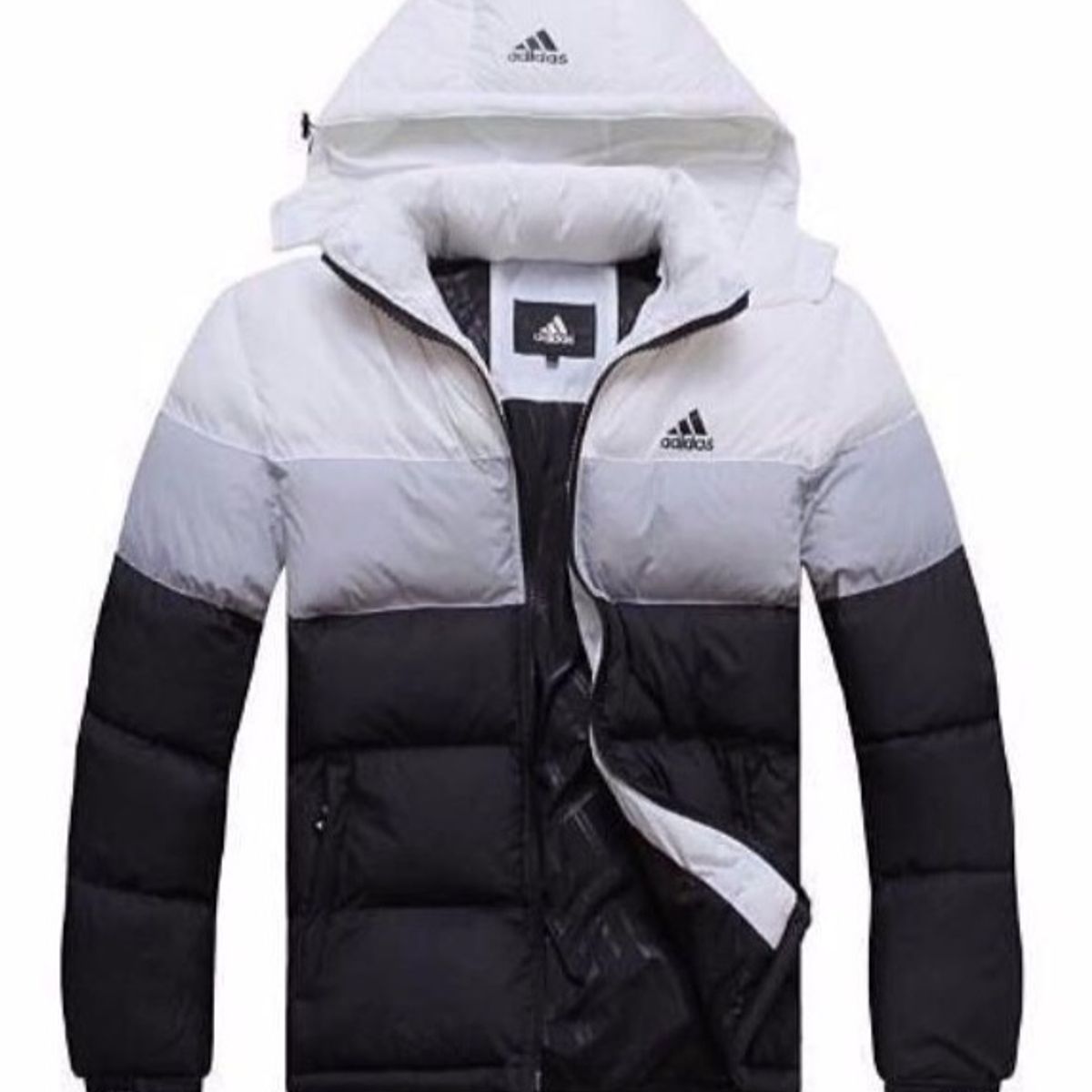 jaqueta adidas nylon acolchoada
