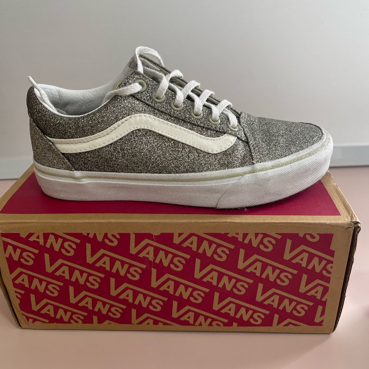 Vans feminino com clearance glitter