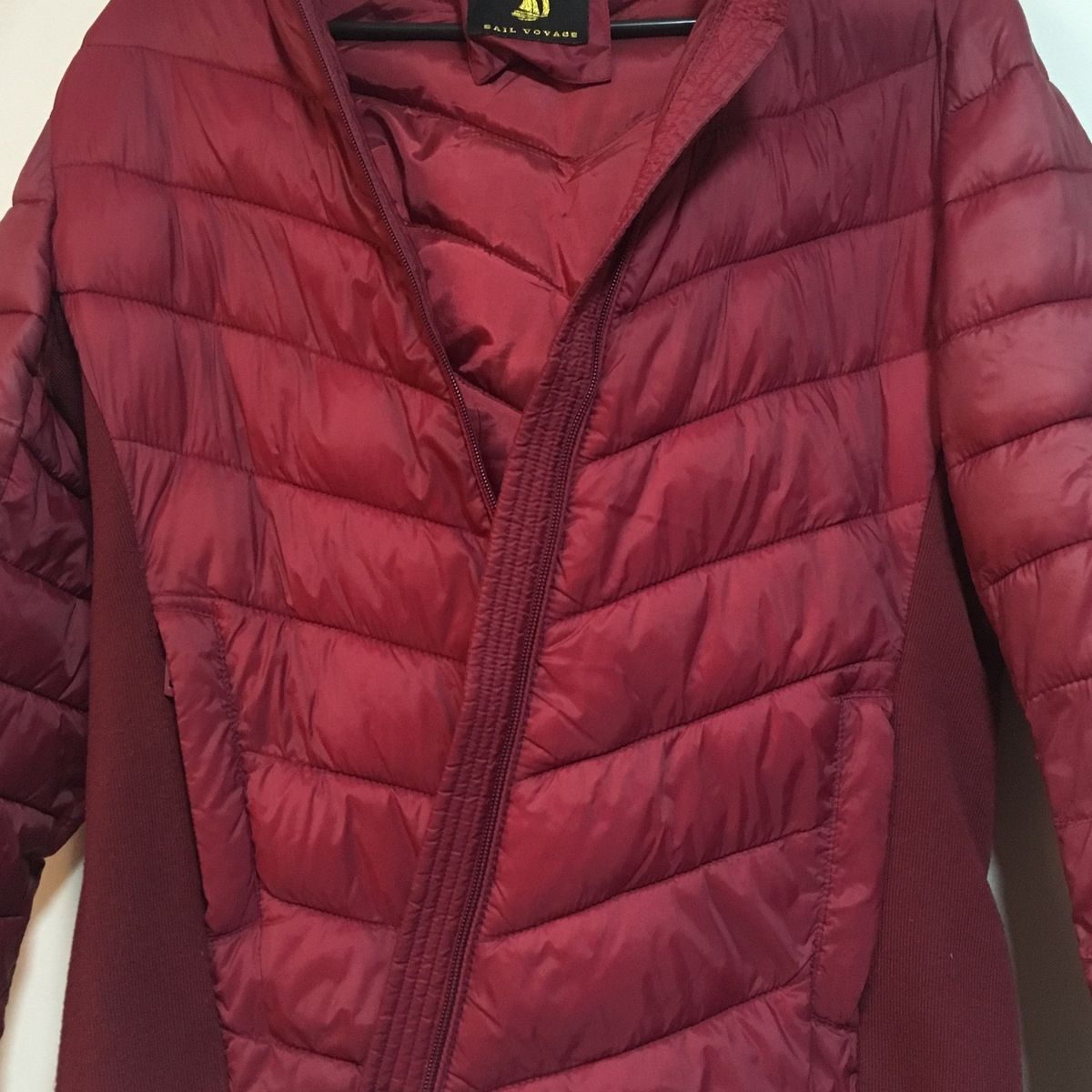 jaqueta nylon com touca sail voyage