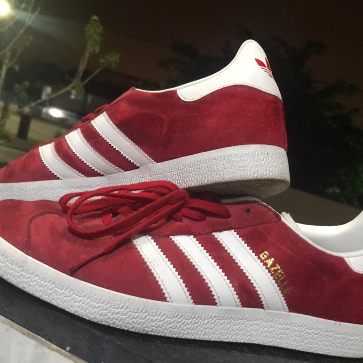 gazelle adidas vermelho