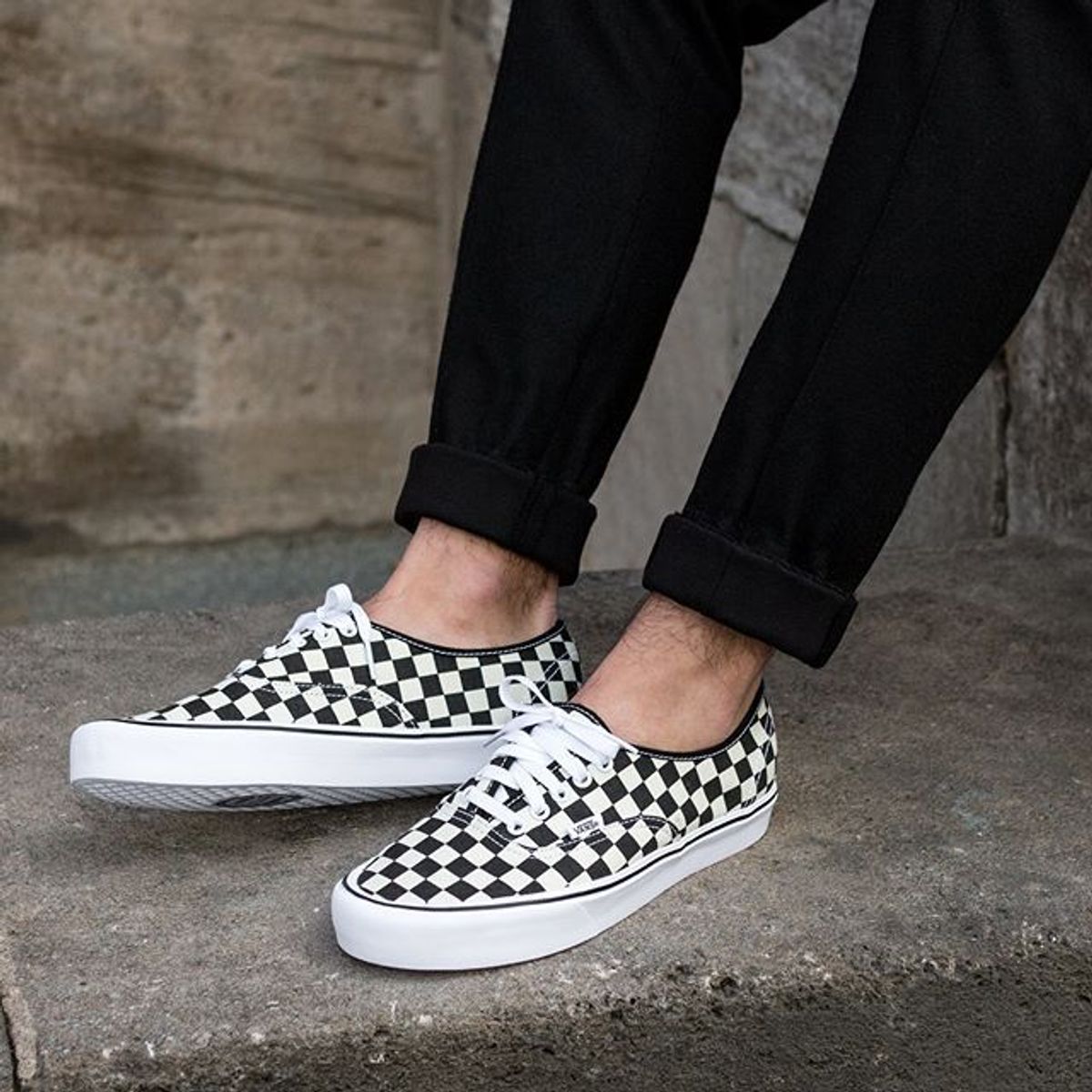 tenis vans authentic xadrez