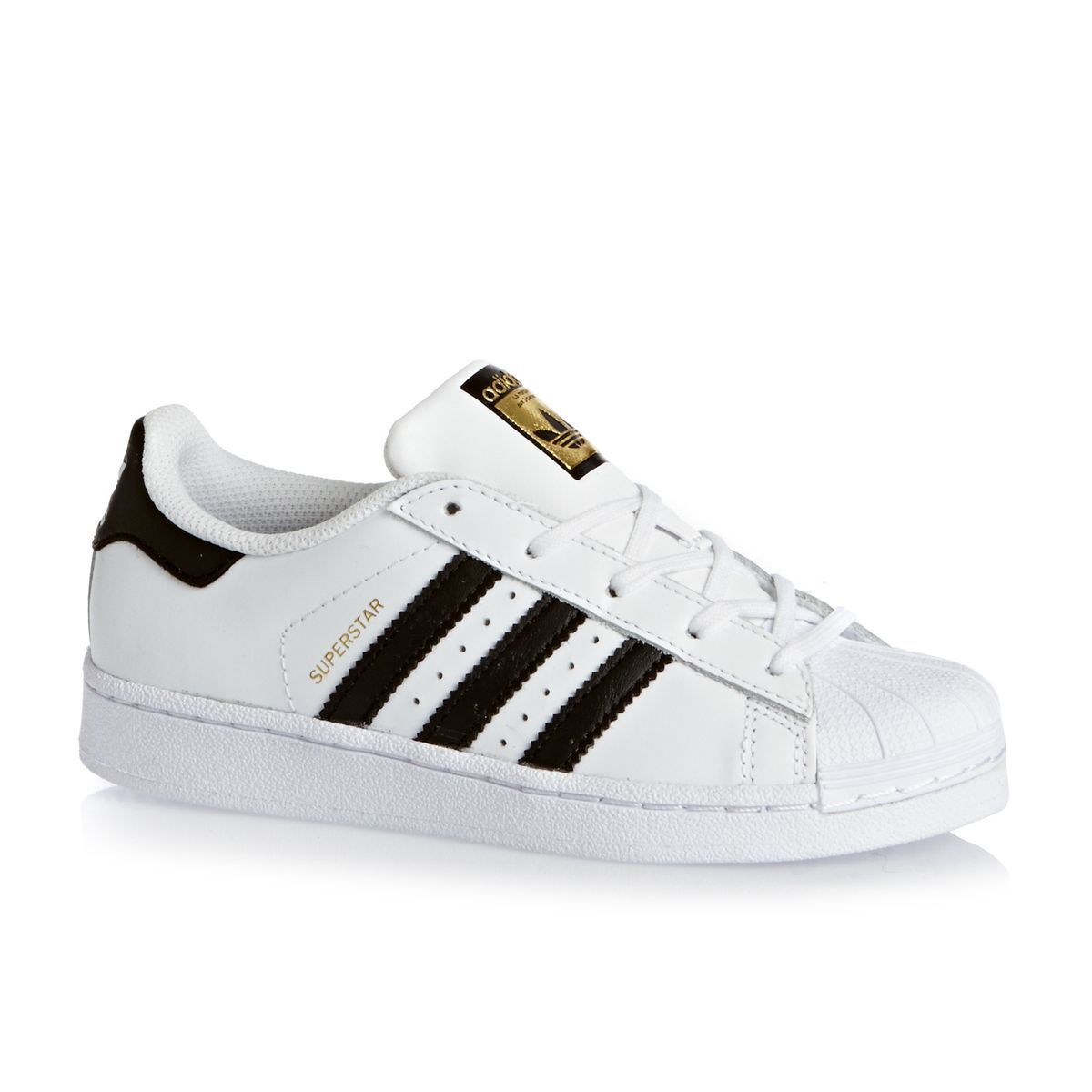 tenis adidas superstar feminino branco e preto