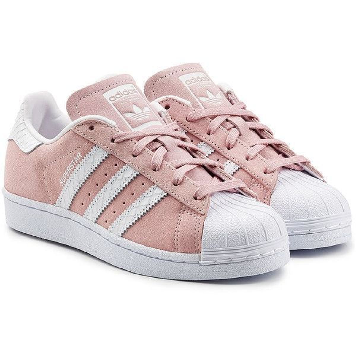 adidas camurça rosa