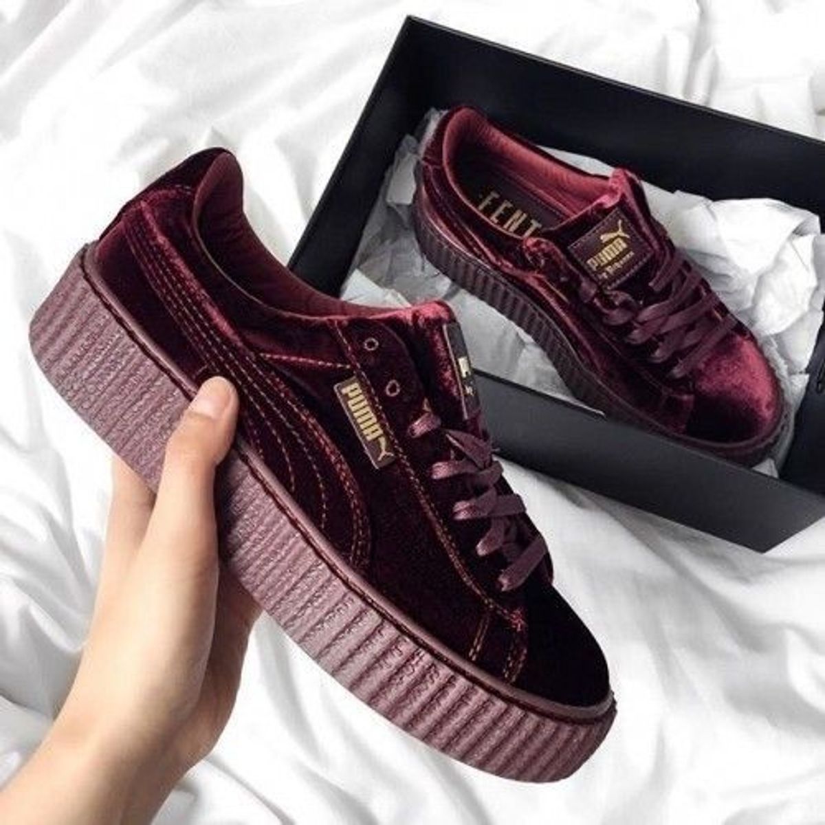 puma fenty cinza