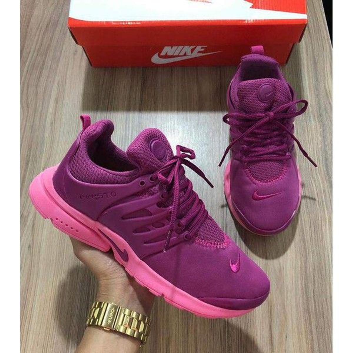 tênis nike runallday roxo