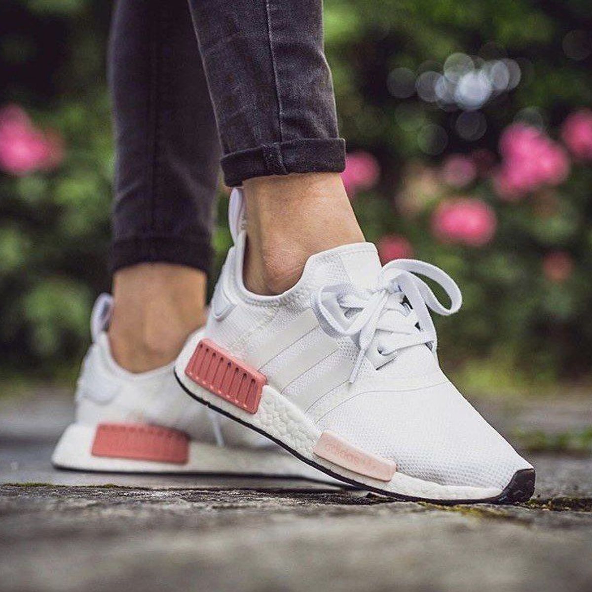 Nmd rosa sale e branco