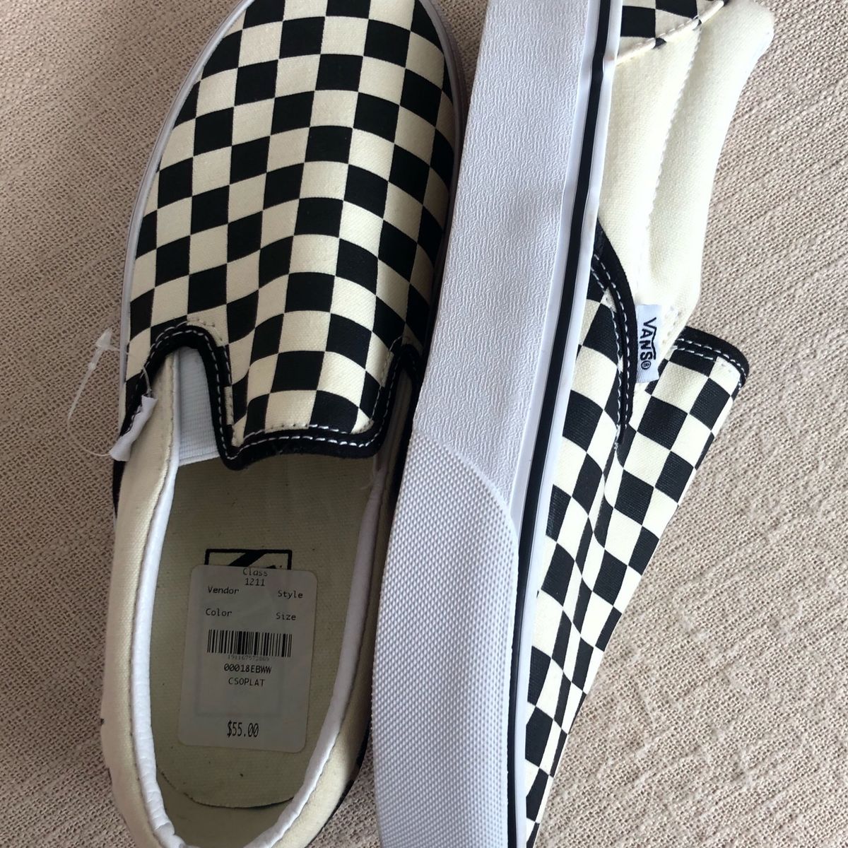 vans quadriculado plataforma