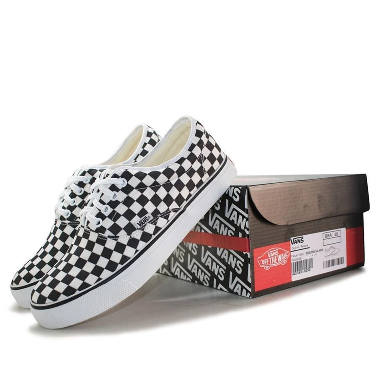 vans ao xadrez