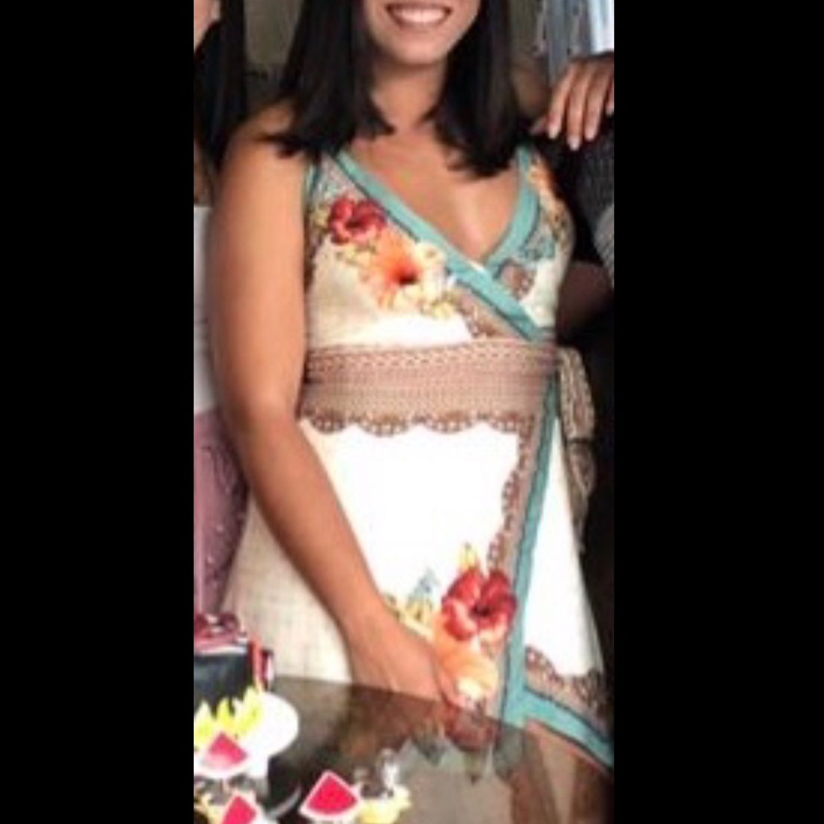 vestido alcinha cha de hibisco