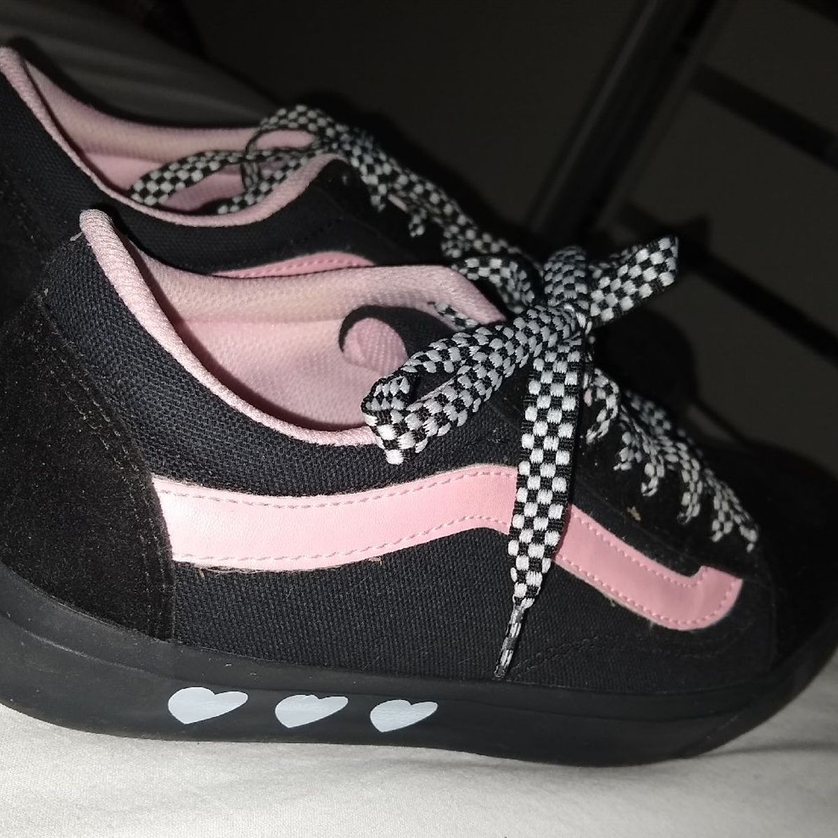 tenis vans coração
