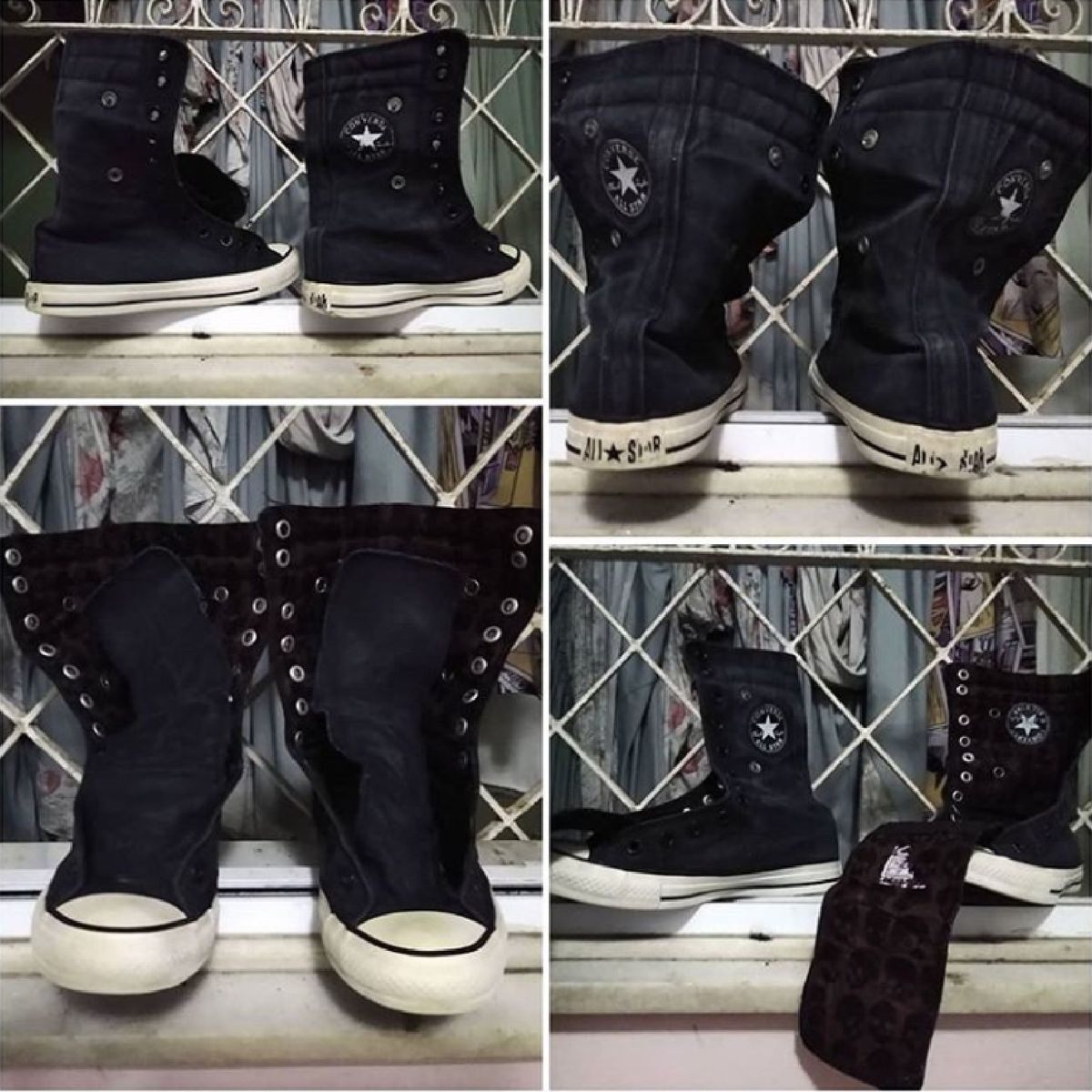 all star caveira cano alto