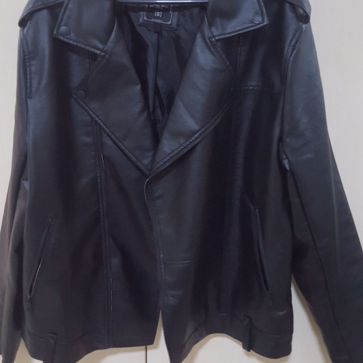jaqueta de couro masculina youcom