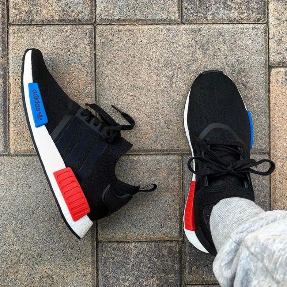 adidas nmd preto e vermelho