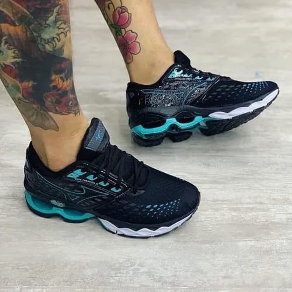mizuno wave creation preto