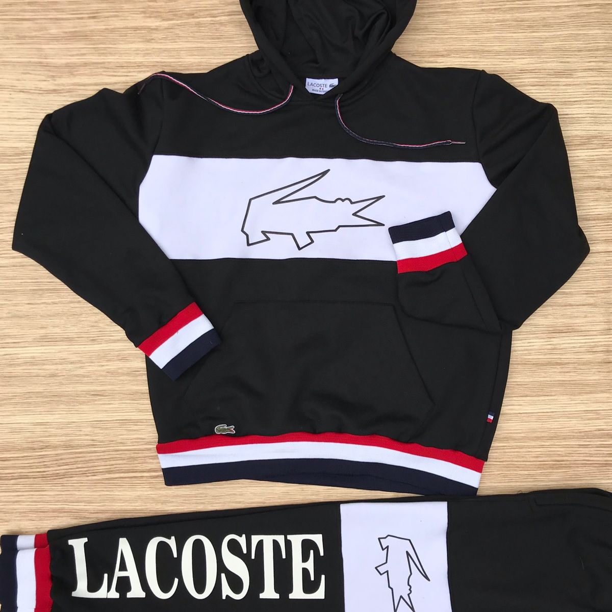 Conjunto Moletom Lacoste Masculino Casaco Masculino Lacoste Nunca Usado Enjoei