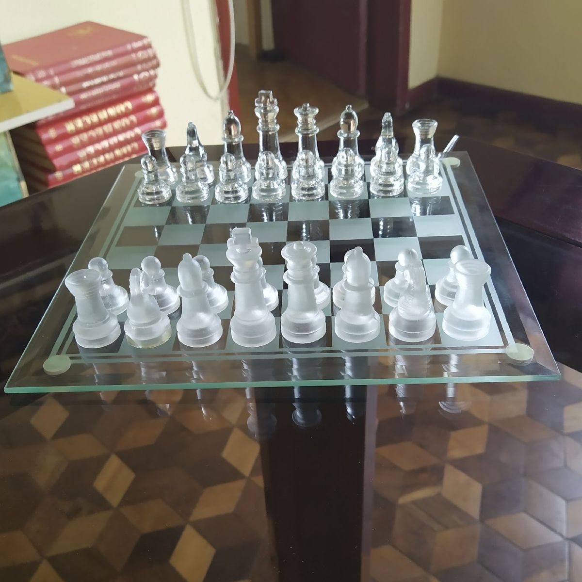 Jogo de Xadrez Vidro Colorido Grande e Raro | Jogo de Tabuleiro Color Glass  Chess Set Nunca Usado 83908544 | enjoei