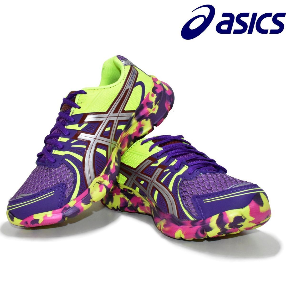 Tenis Asics Levinho Oferta Super Confort vel Roxo e Verde 39 T nis Feminino Asics Nunca Usado 41455481 enjoei