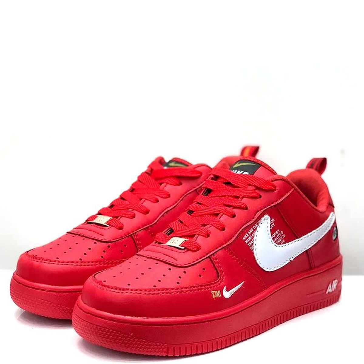 tenis nike feminino vermelho e branco