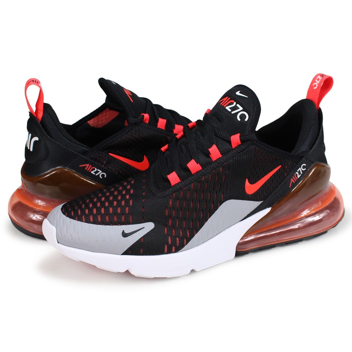 air max 270 preto e vermelho