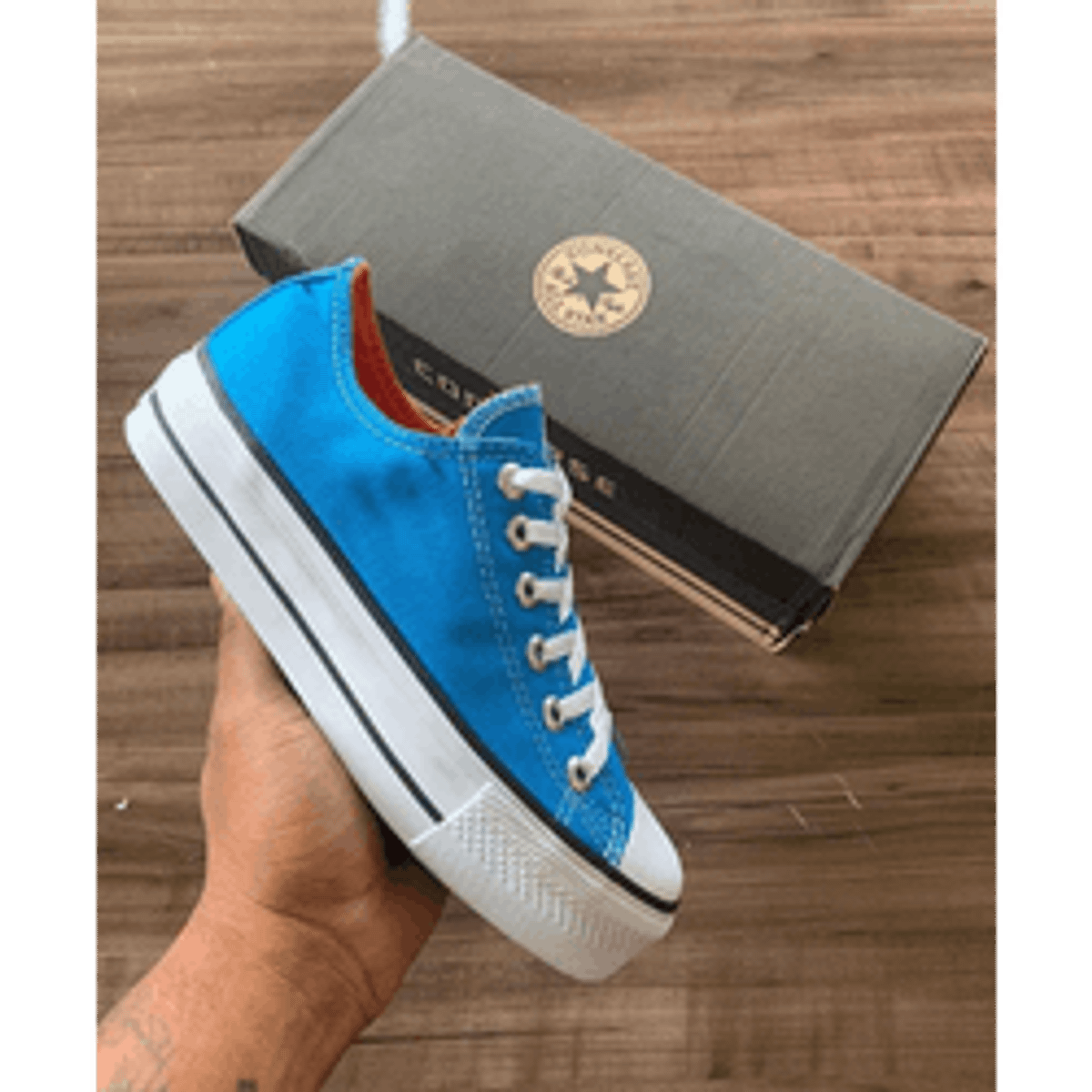 all star plataforma azul