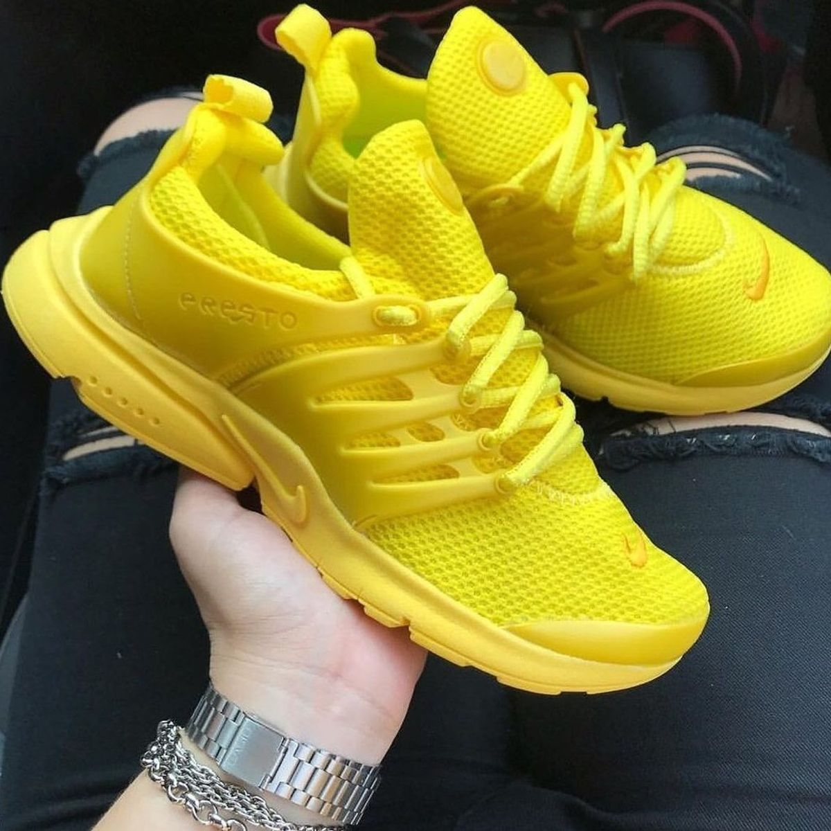 Nike presto extreme womens yellow on sale