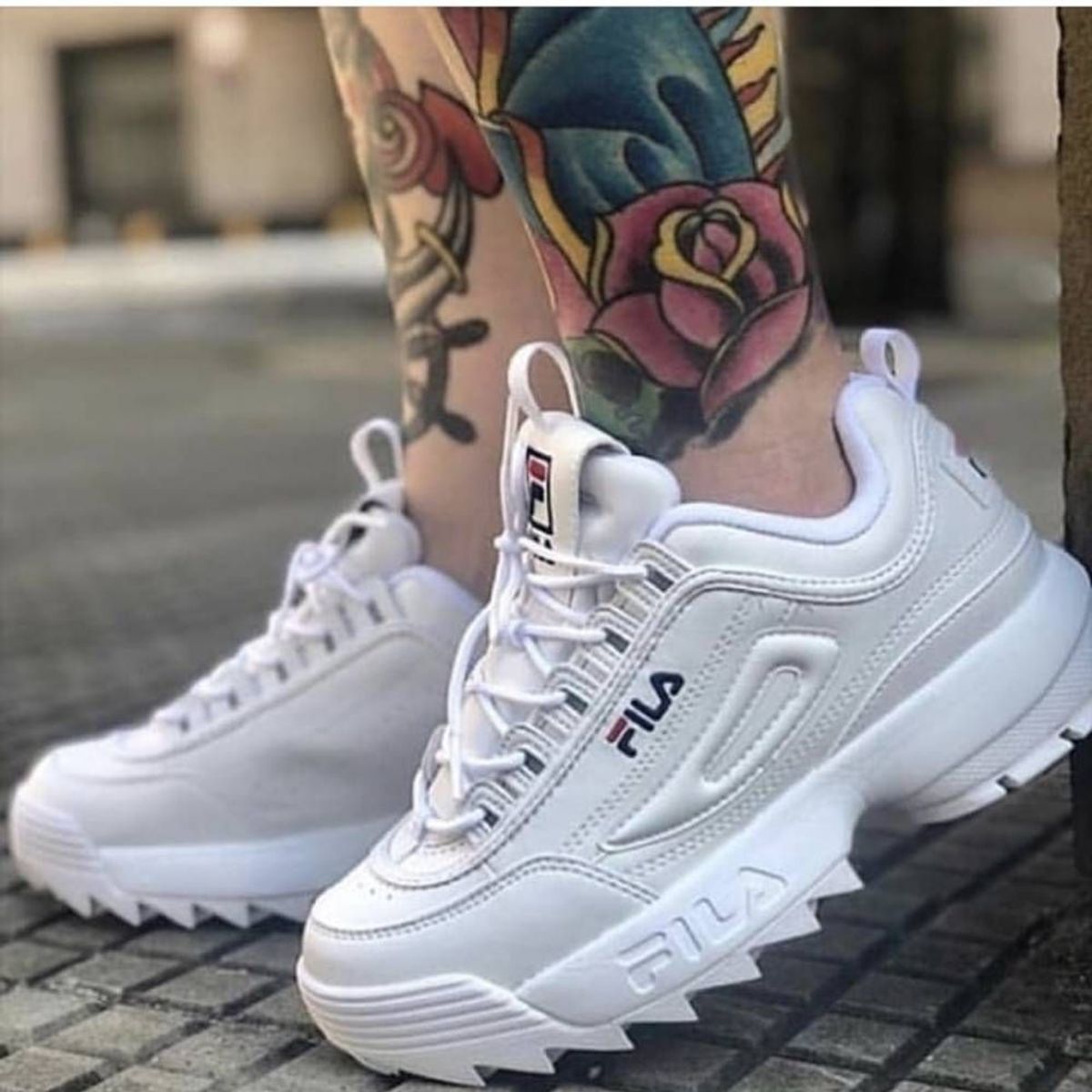 tênis feminino da fila branco