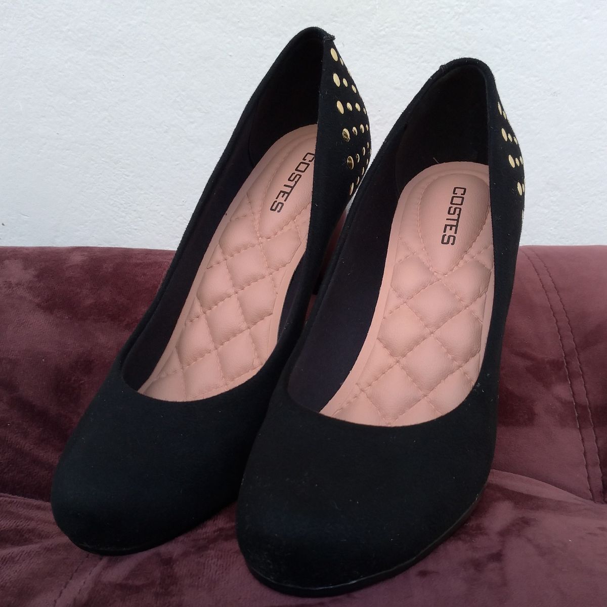 scarpin moleca preto