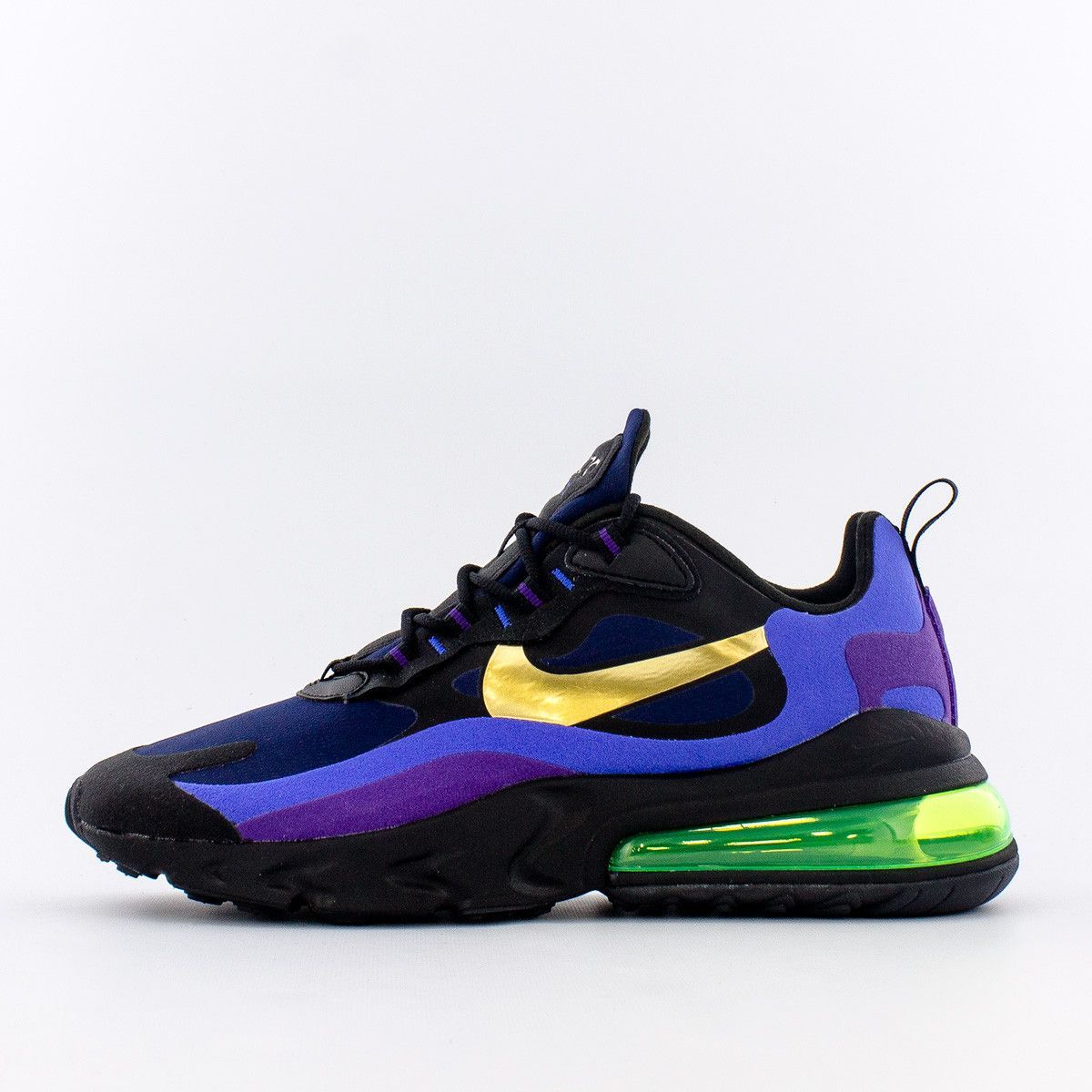 air max 270 preto e azul