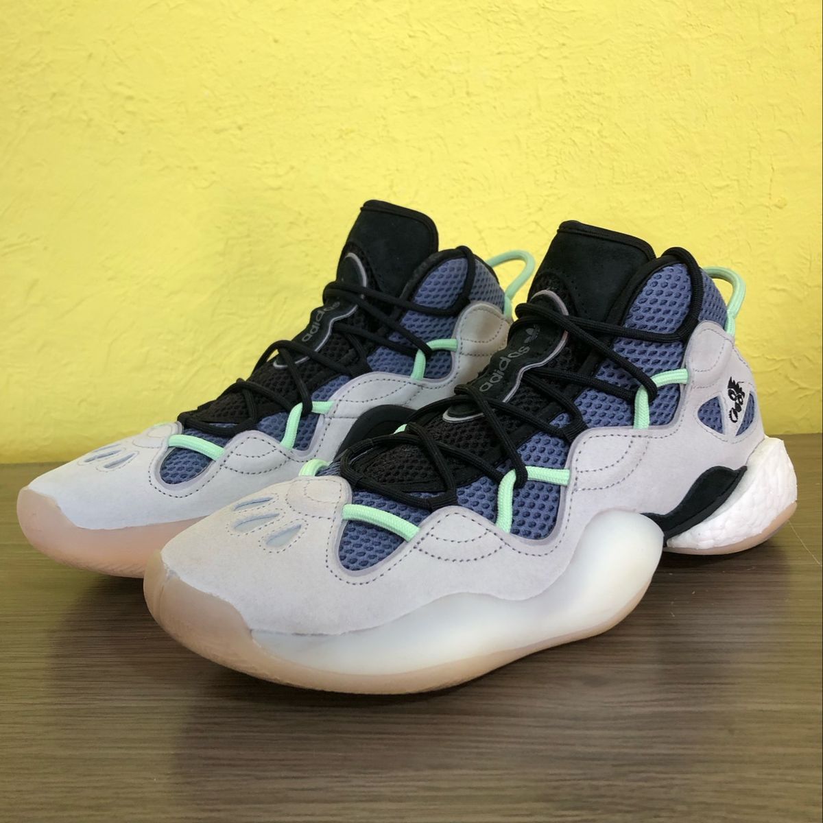 Adidas Crazy Byw 3 Grey Blue T nis Masculino Adidas Usado 80272801 enjoei