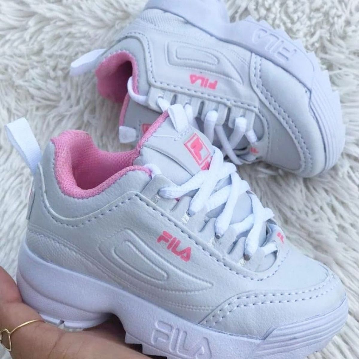 Tenis fila best sale azul bebe