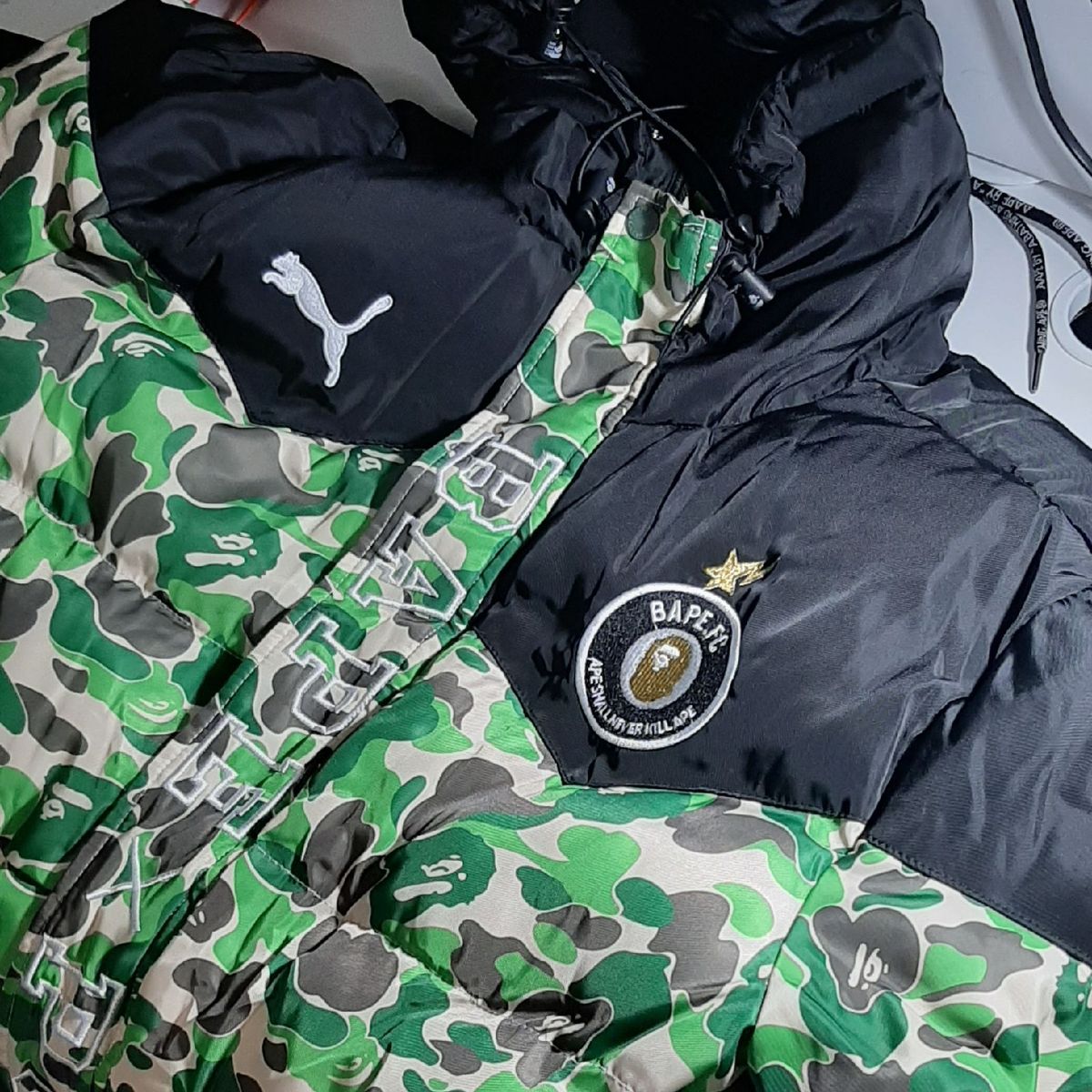 calça puma x bape