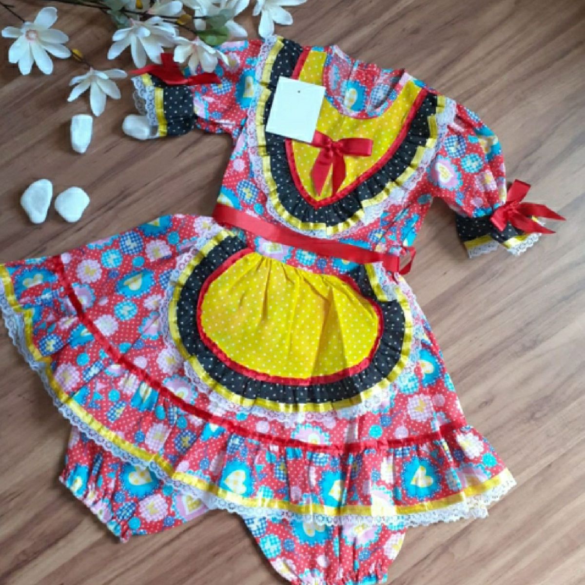 Roupa de chita hot sale infantil