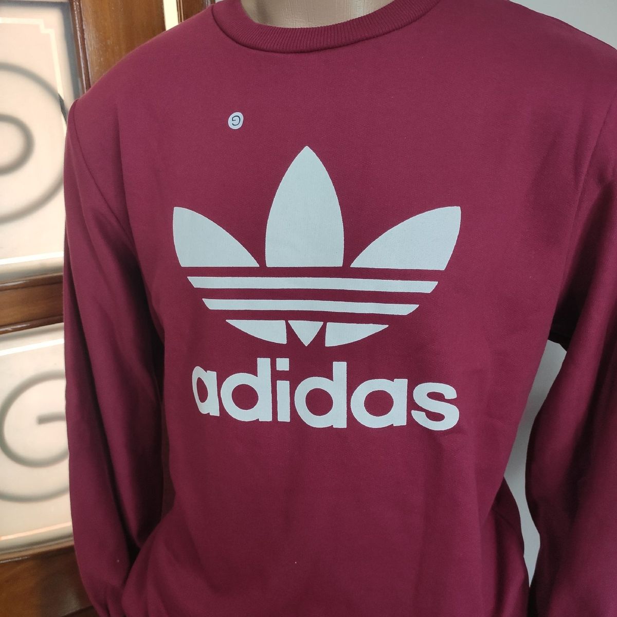 moletom gola careca adidas