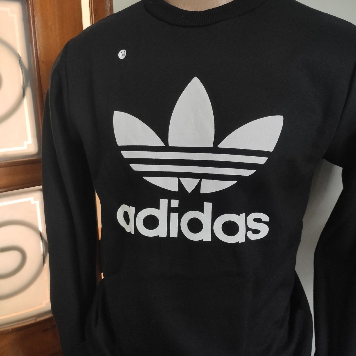 moletom gola careca adidas