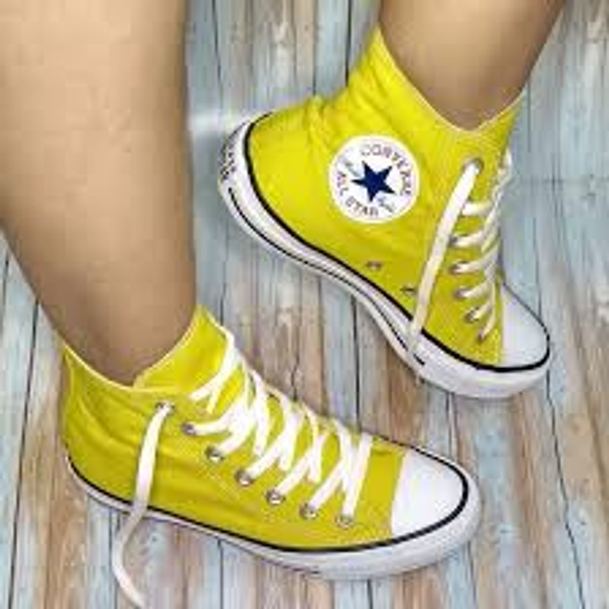 all star amarelo cano alto 36