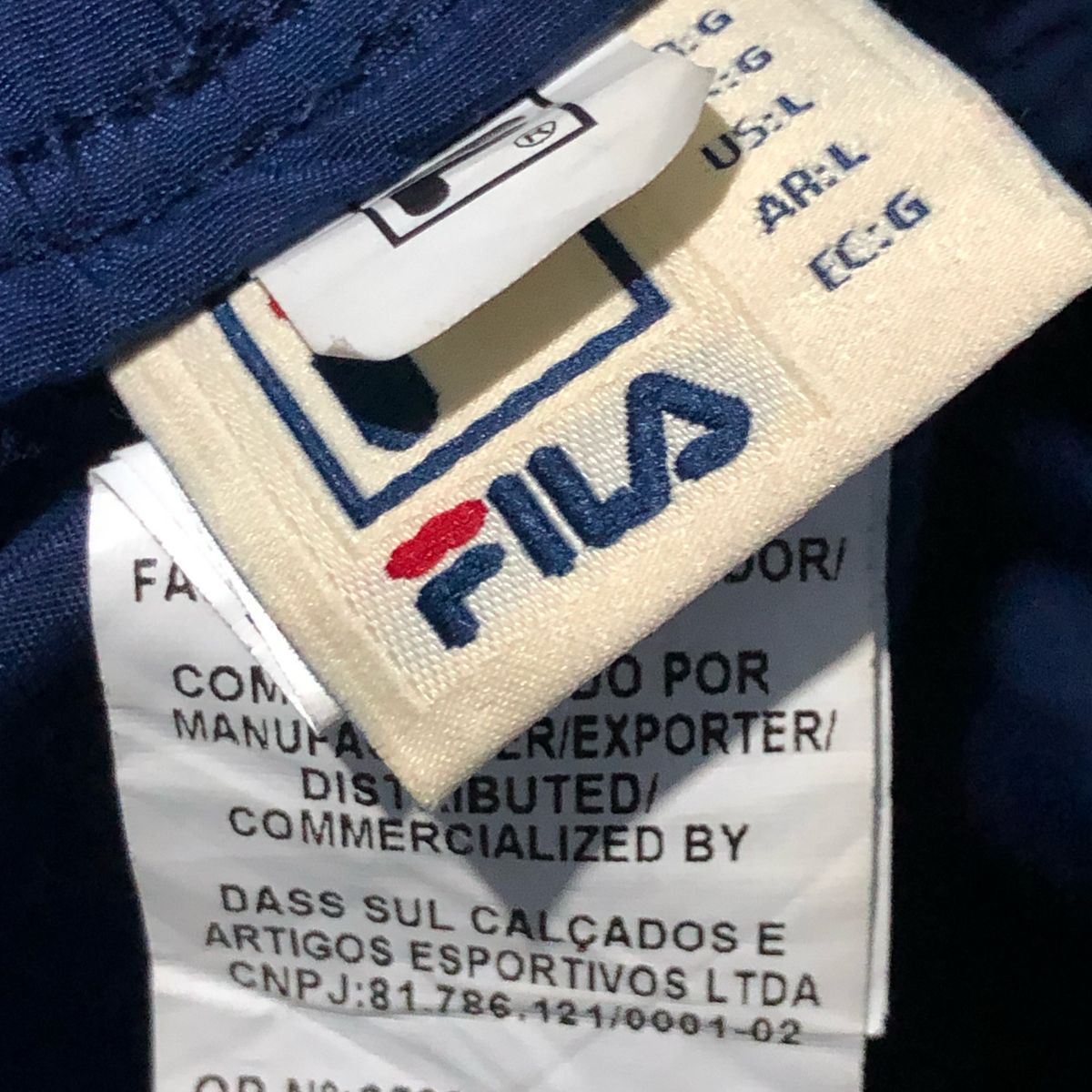 calça tactel fila