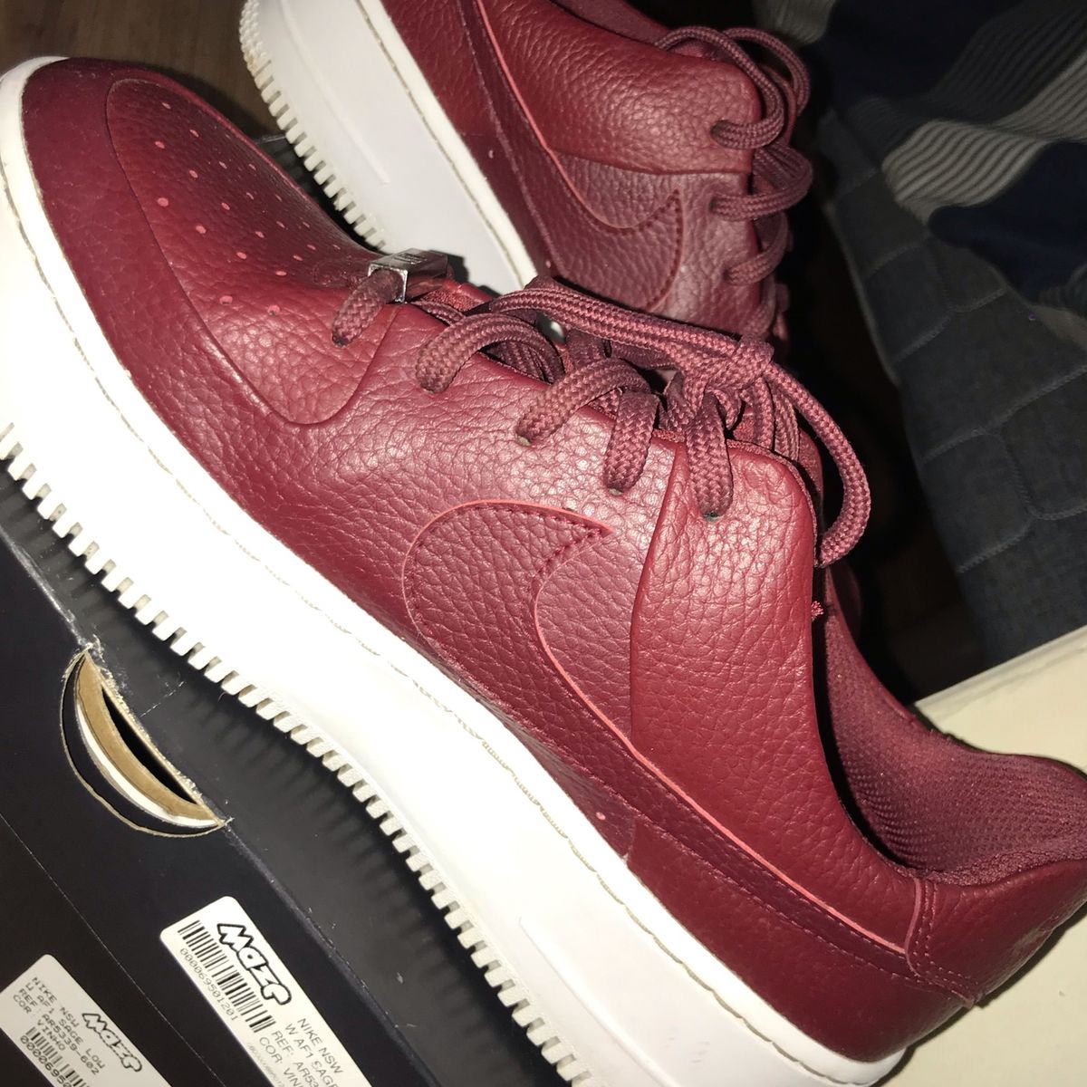 nike air force vinho feminino