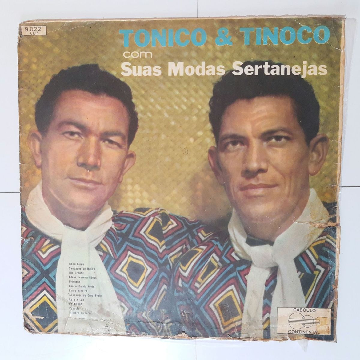 Lp Vinil Tonico e Tinoco - Suas Modas Sertanejas 1968 1ª Gravação