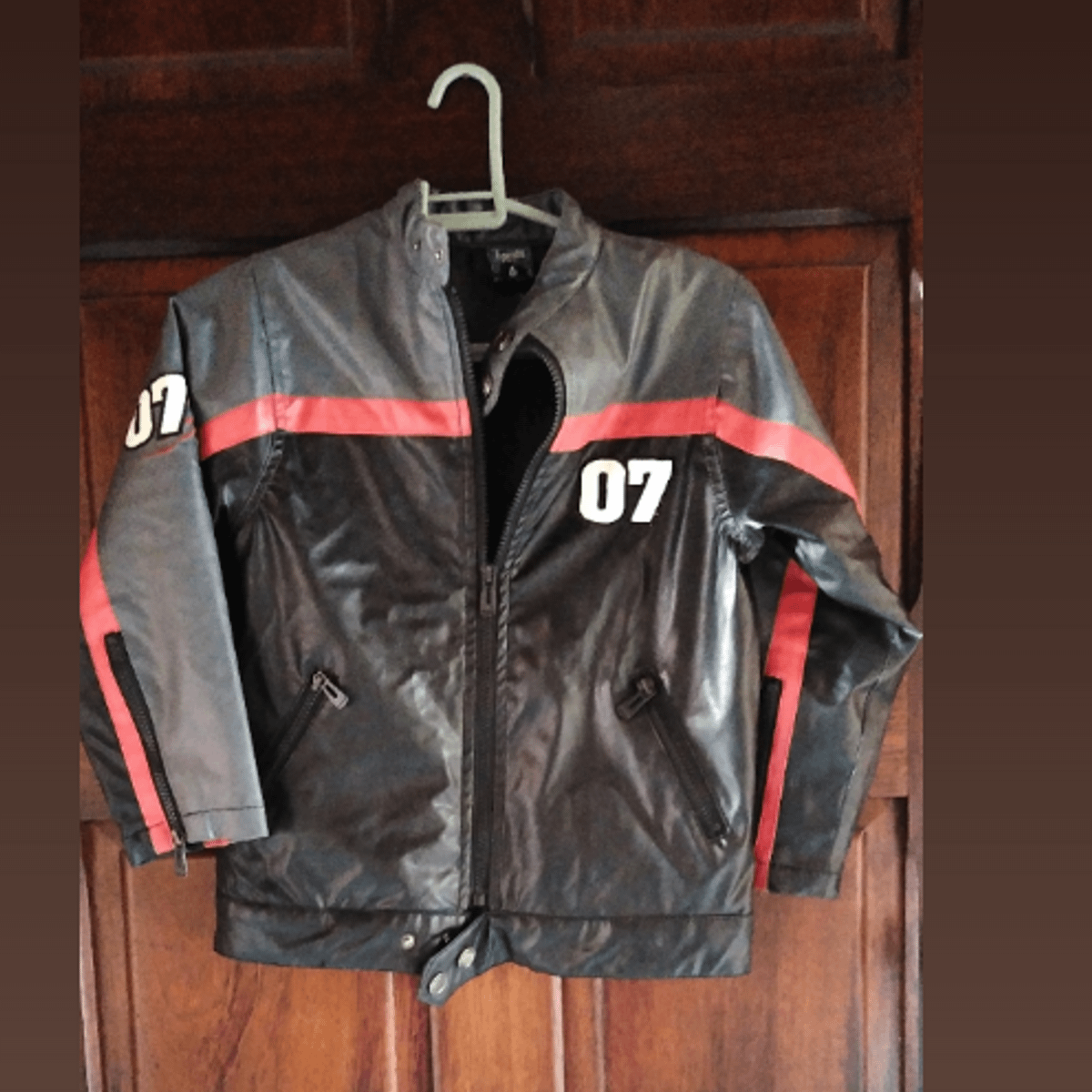 jaqueta motoqueiro infantil