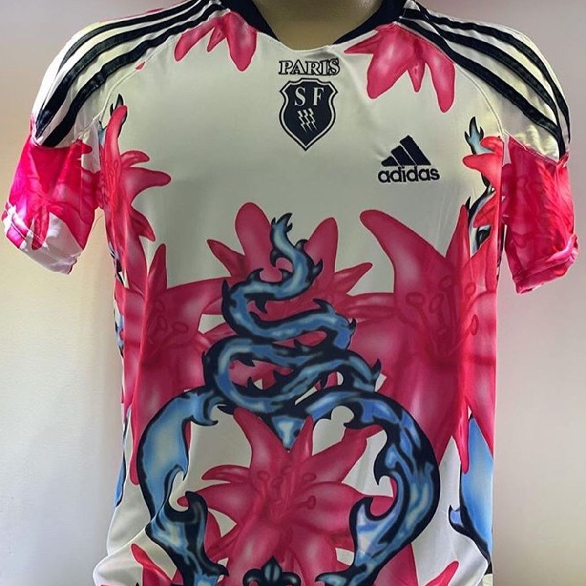 Camisa de Time Adidas Edicao Limitada Paris Stade Rugby Camisa Masculina Adidas Nunca Usado 41360203 enjoei