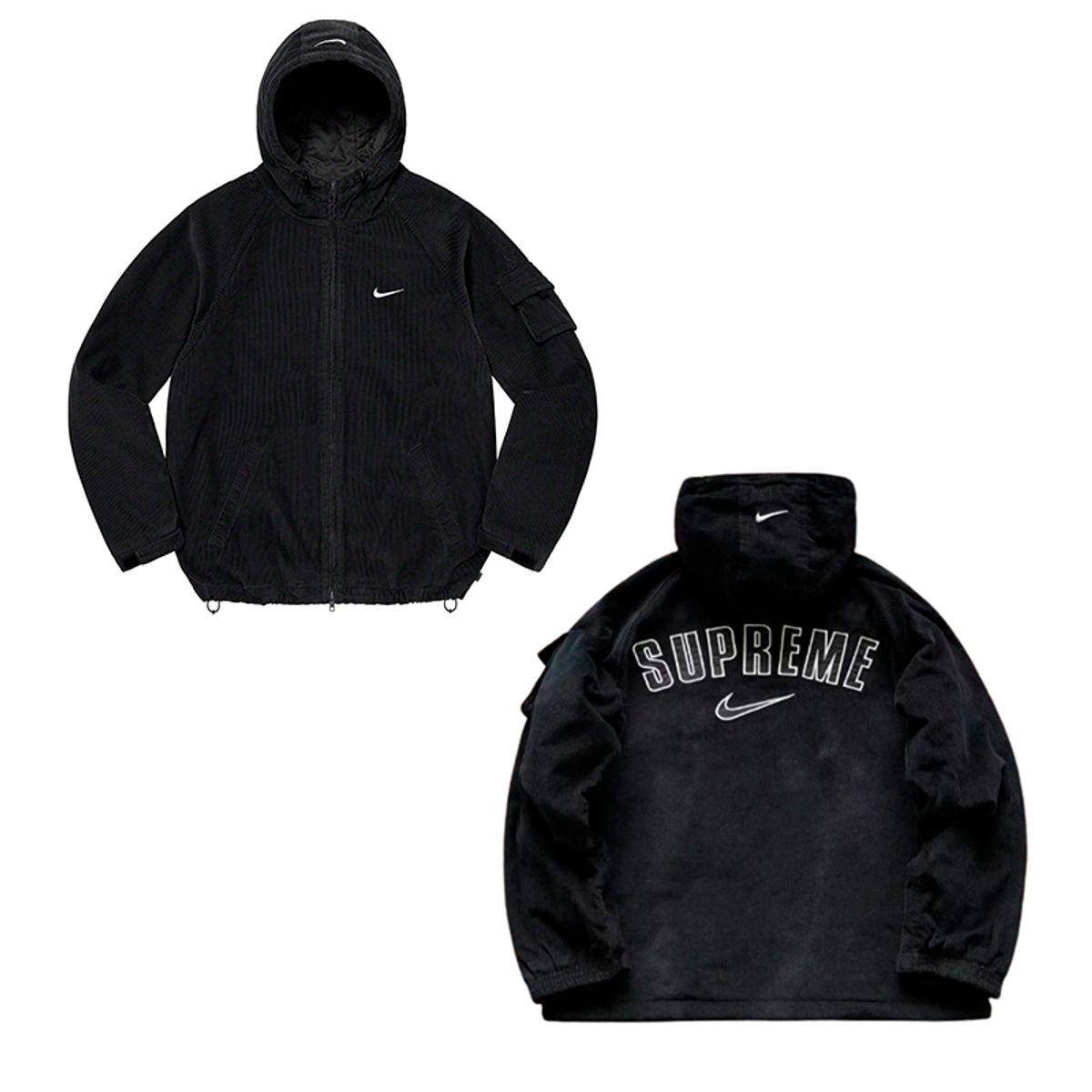 木村拓哉シュプリーム Corduroy Detailed Zip Sweater - メンズ