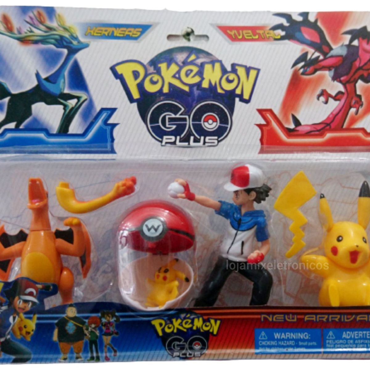 100 Bonecos Pokémon GO - Importados da China - Super Coleção