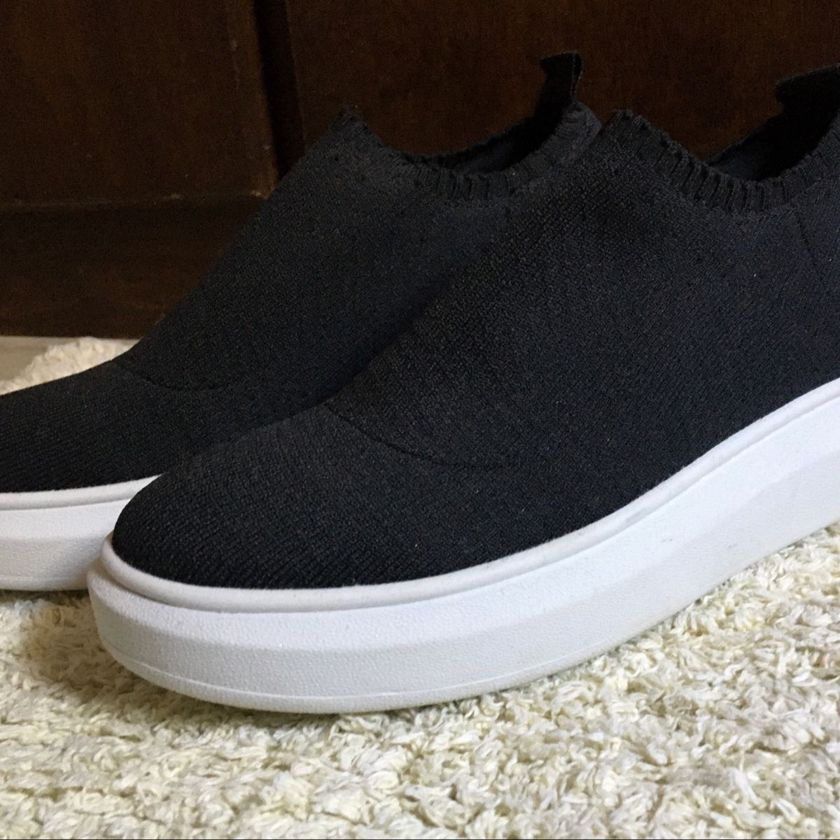 tenis flatform satinato