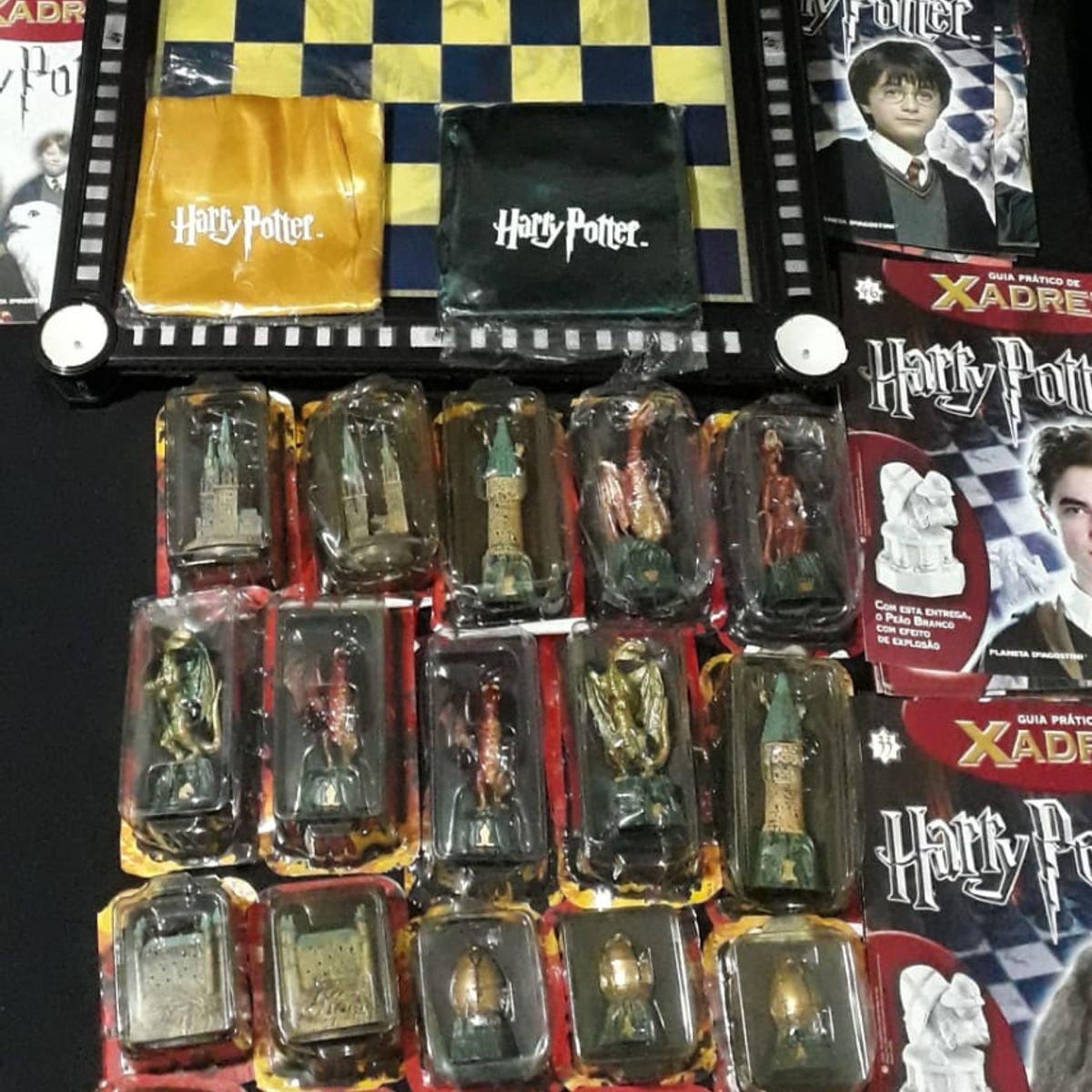 Jogo de Xadrez Harry Potter Dragões Completo 800 Reais
