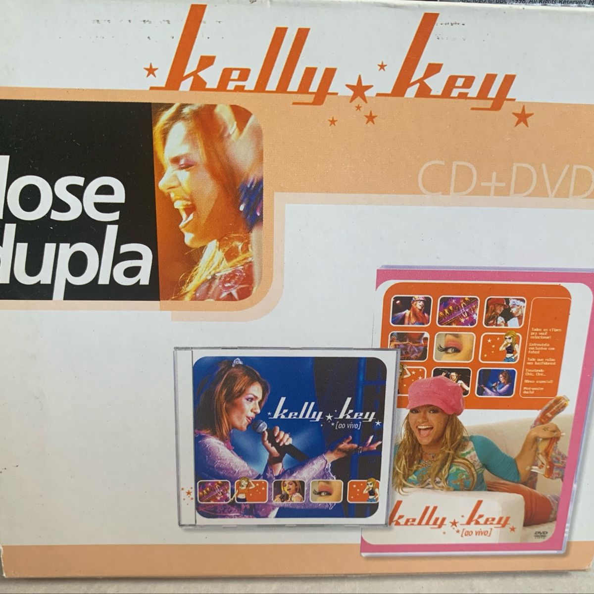 Cd + Dvd Kelly Key Ao Vivo | Item de Música Dvd Nunca Usado