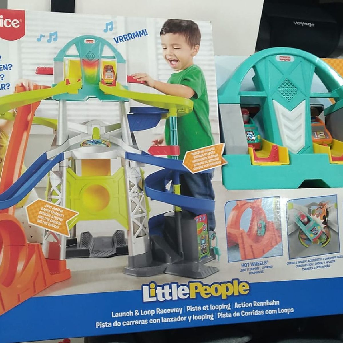 Super Pista de Carrinhos  Brinquedo para Bebês Little People