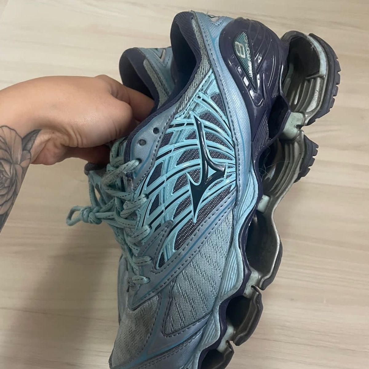 Mizuno pro 7 azul sales bebê