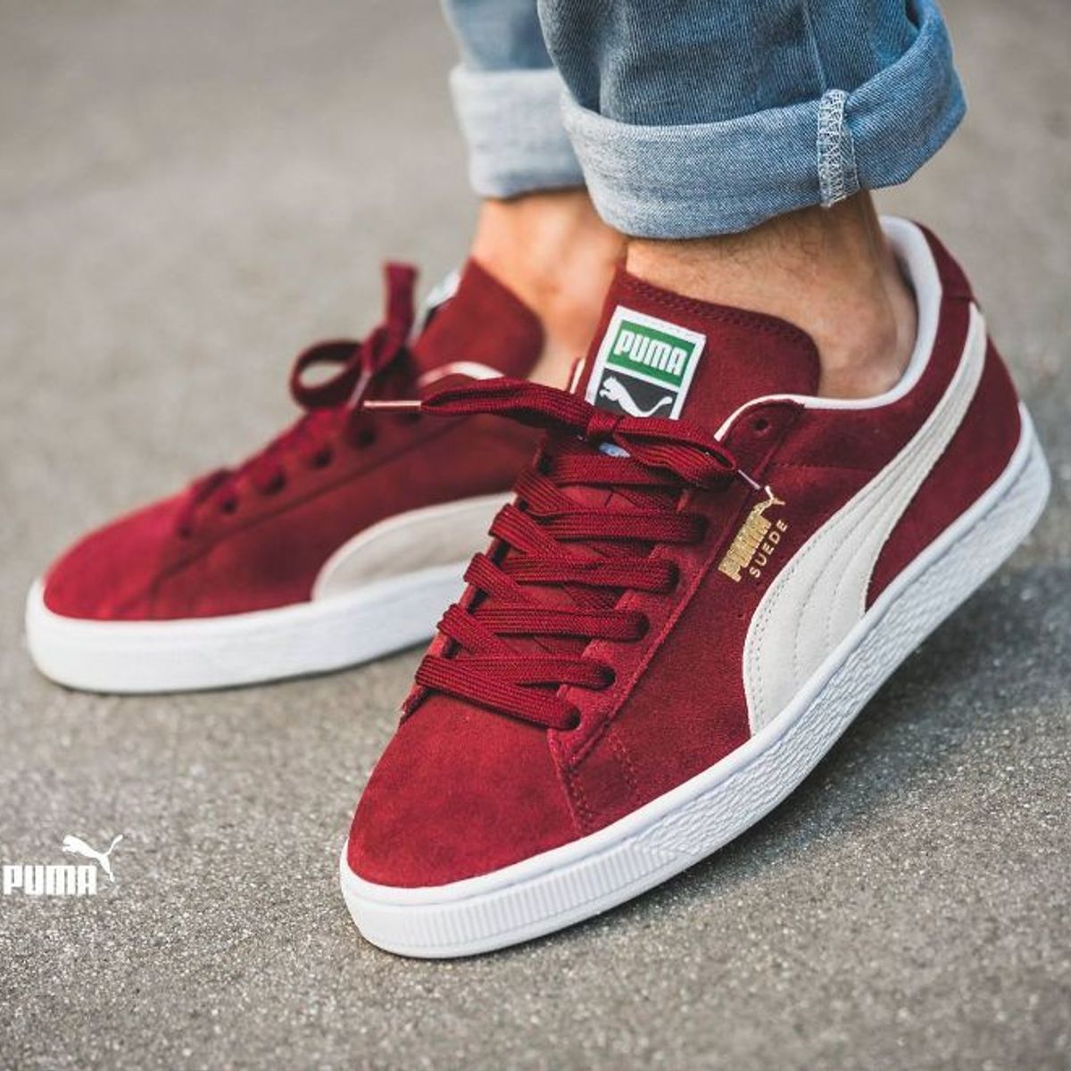 puma bordo suede